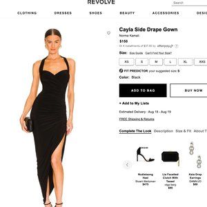 Norma Kamali - Cayla Side Drape Gown Norma Kamali